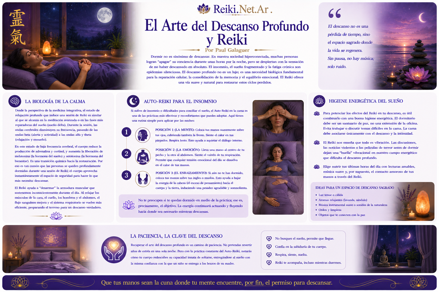 El Arte del Descanso Profundo y Reiki