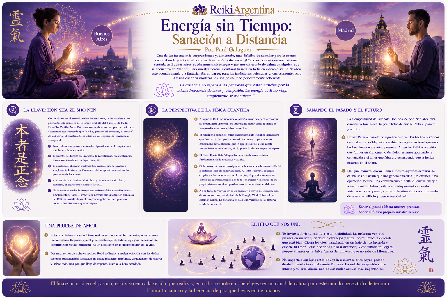 Energ&iacute;a sin Tiempo: Sanaci&oacute;n a Distancia
