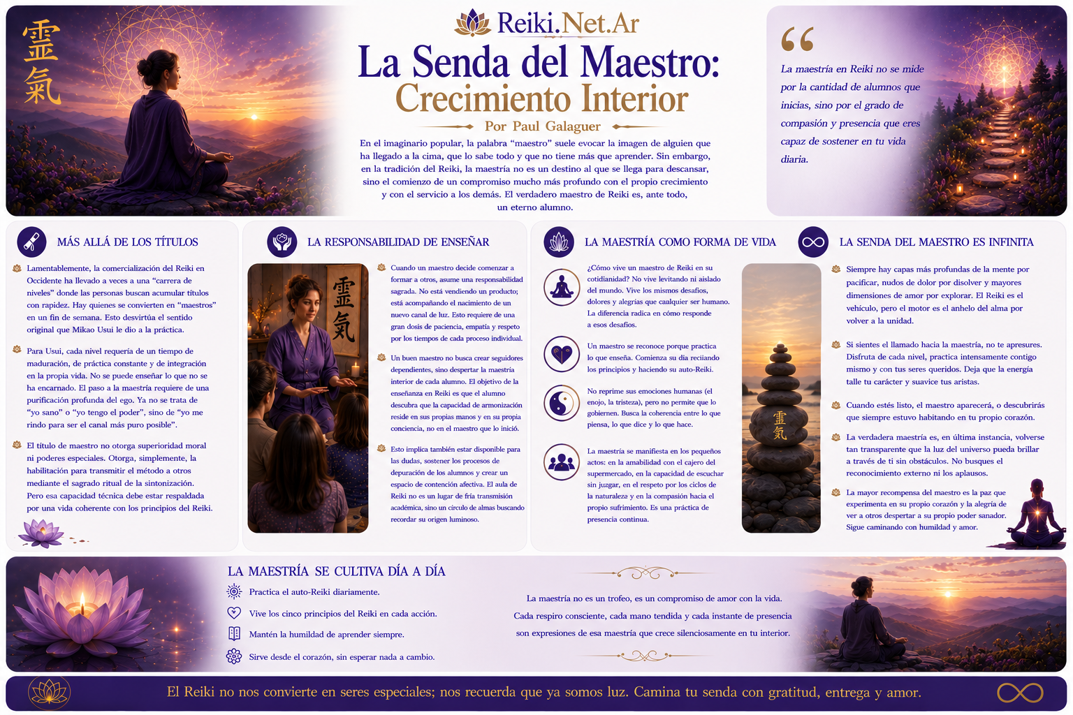 La Senda del Maestro: Crecimiento Interior