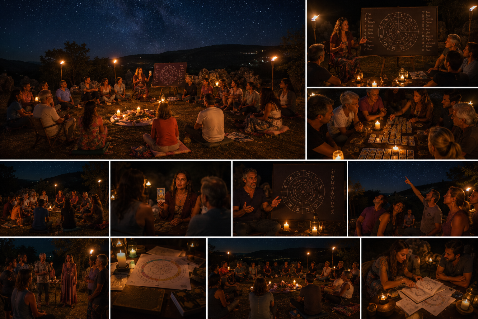 Participantes del retiro holístico de reiki disfrutando experiencias de sanación y bienestar