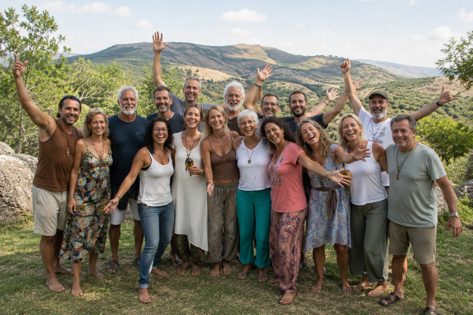 Entorno natural y espacios al aire libre para tu retiro de reiki